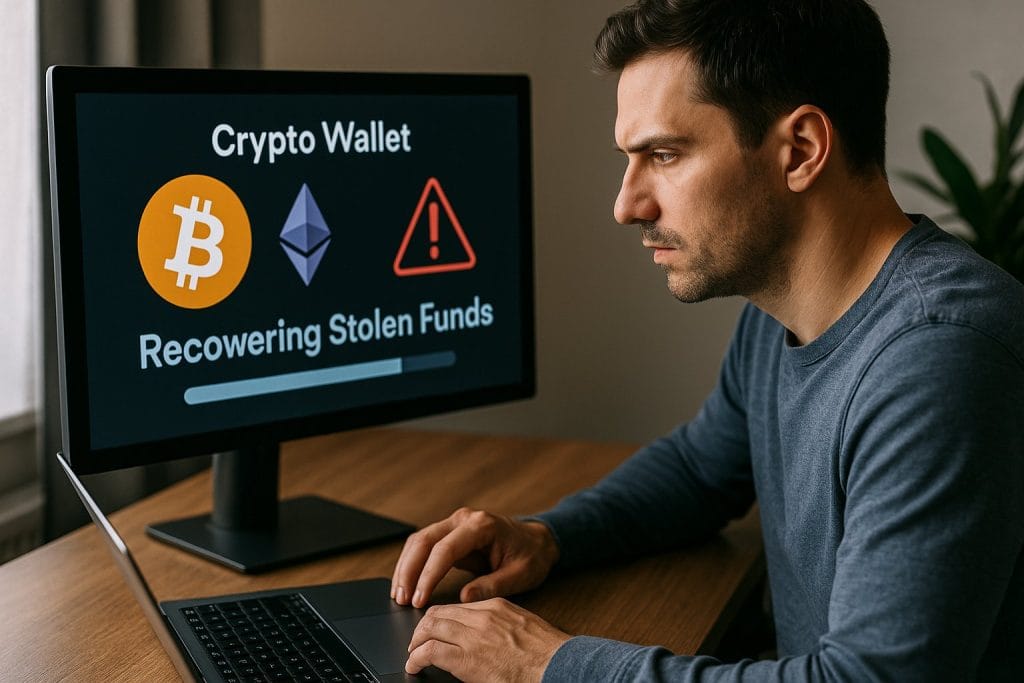 engager un hacker pour recuperer des Crypto volées
